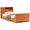 vidaXL Bedframe zonder matras massief grenenhout wasbruin 100x200 cm