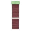 vidaXL Tuinschuur 120x53,5x170 cm massief grenenhout mokkakleurig