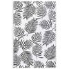 vidaXL Buitenkleed ARAKIL 120x180 cm PP wit en zwart