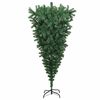 vidaXL Ophang Kunst Kerstboom met Ballenset Groen 210 cm PVC