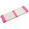 vidaXL Gymnastiekmat met pomp opblaasbaar 700x100x20 cm PVC roze