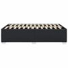 vidaXL Bedframe zonder matras 137x190 cm kunstleer zwart