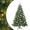 vidaXL Kunstkerstboom met 300 LED met standaard Groen 180 cm PE en PVC
