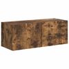 vidaXL Tv-meubelset Wandgemonteerd 6 pcs Gerookt eiken Bewerkt hout