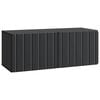 vidaXL Wandbeugel TV-kast 78,5 x 31 x 30 cm Zwart Bewerkt hout
