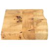 vidaXL Tafelblad met natuurlijke rand 100x40x2,5 cm massief mangohout