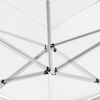 vidaXL Partytent inklapbaar met wanden 6x3 m aluminium wit