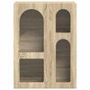 vidaXL Dressoir Sonoma Eiken 59 x 35 x 80.5 cm Bewerkt hout