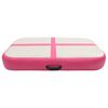 vidaXL Gymnastiekmat met pomp opblaasbaar 60x100x15 cm PVC roze