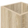 vidaXL Paraplu Standaard Sonoma Eiken 20 x 20 x 55,5 cm Bewerkt hout