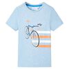 vidaXL Kindershirt 104 gem&ecirc;leerd zachtblauw