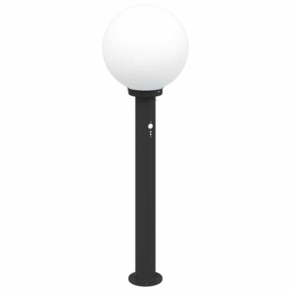 vidaXL Bolderverlichting met sensor 80 cm zwart IP44