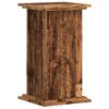 vidaXL Plantenstandaard 33x33x60 cm bewerkt hout oud houtkleurig