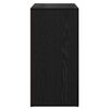 vidaXL Dressoirs Corona 2 pcs Zwart Eiken 59 x 39 x 80 cm Bewerkt hout