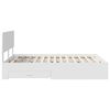 vidaXL Bedframe met hoofdeinde met lade Wit 140 x 200 cm Bewerkt hout
