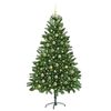 vidaXL Kerstboom met 300 LED met standaard Groen 180 cm PE