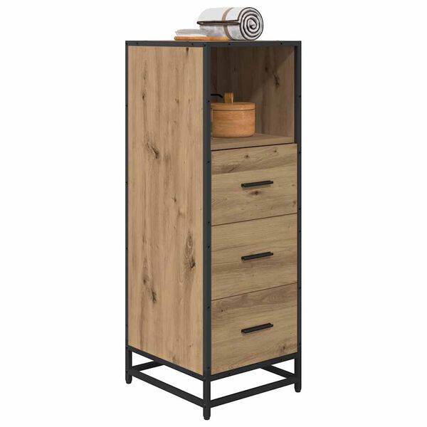 vidaXL Badkamermeubelset Artisan Eiken 35 x 37,5 x 100 cm Bewerkt hout