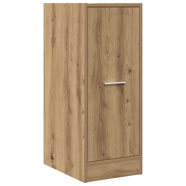 vidaXL Apothekerskast 30x41x77,5 cm bewerkt hout artisanaal eikenkleur