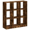 vidaXL Boekenkast 102x32x108 cm bewerkt hout gerookt eikenkleurig