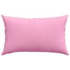 vidaXL Sofa Kussens 2 stuks Roze 50 x 30 cm Stof