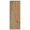 vidaXL Dressoir met lade Artisan Eiken 60 x 31 x 84 cm Bewerkt hout