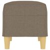 vidaXL Bankje 70x35x41 cm stof taupe