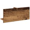 vidaXL Wandkast 70x16,5x30 cm bewerkt hout oud houtkleurig