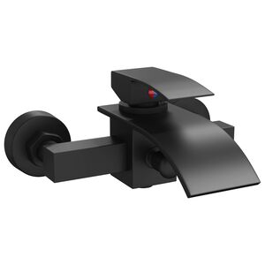 vidaXL Douchemengkraan Zwart G 1 / 2 inch