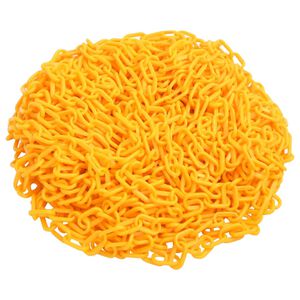 vidaXL Veiligheidsketting &Oslash; 8 mm 100 m kunststof geel