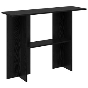 vidaXL Wandtafel Zwart eiken 100 x 30 x 75 cm Bewerkt hout