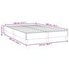 vidaXL Bedframe kunstleer zwart 120x200 cm