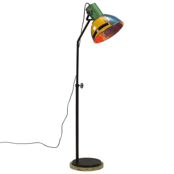 vidaXL Vloerlamp 25 W E27 30x30x100-150 cm meerkleurig