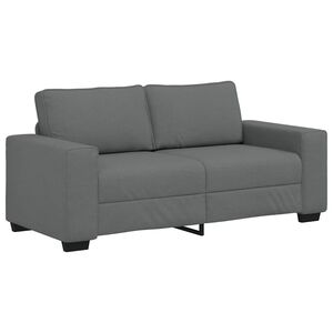 vidaXL 2-zitsbank 180x77x82 cm stof donkergrijs
