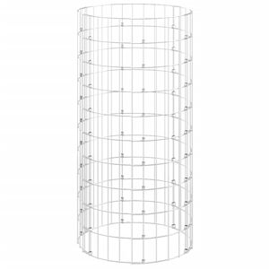 vidaXL Compostbak &Oslash;50x100 cm gegalvaniseerd staal