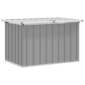 vidaXL Tuinbox 109x67x65 cm grijs