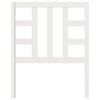 vidaXL Hoofdbord 81x4x100 cm massief grenenhout wit