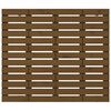 vidaXL Hoofdbord wandmontage 106x3x91,5 cm massief hout honingbruin
