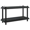 vidaXL Plankenunit 2-laags 100 x 40 x 55,5 cm PP Antracietkleurig