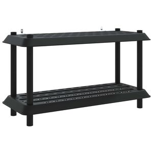vidaXL Plankenunit 2-laags 100 x 40 x 55,5 cm PP Antracietkleurig