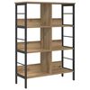 vidaXL Boekenkast 6-laags 82 x 32 x 112 cm Bewerkt hout Artisan Eiken