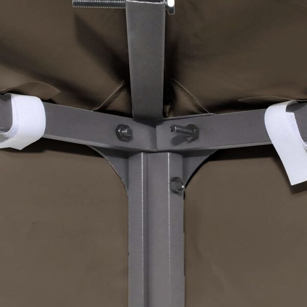 vidaXL Prieeldak 310 g/m² 3x3 m taupe