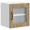 vidaXL Keukenkast 2 pcs Artisan Eiken 40 x 31 x 40 cm Bewerkt hout