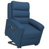 vidaXL Sta-op-massagestoel stof blauw