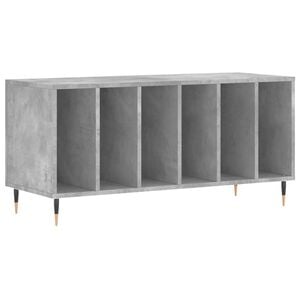 vidaXL Platenkast 100x38x48 cm bewerkt hout betongrijs