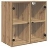vidaXL Wandkast 68 x 37 x 68,5 cm Bewerkt hout Artisan Eiken