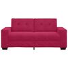 vidaXL Loveseat Sofa Wijnrood 180x77x82 cm Fluweel