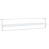 vidaXL Handdoekenrek 95x25x22 cm ijzer wit