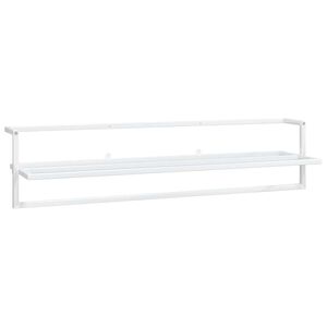 vidaXL Handdoekenrek 95x25x22 cm ijzer wit