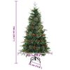 vidaXL Kunstmatige Inklapbare Kerstboom Groen 150 cm PE en PVC