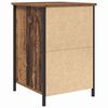 vidaXL Nachtkastje met lade 2 pcs Oudhout 40 x 42 x 60 cm Bewerkt hout